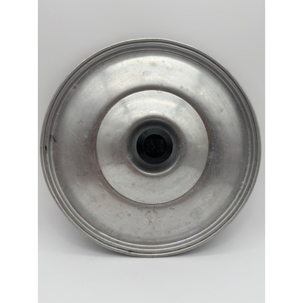 Vintage Wear-Ever Aluminum Pot Lid Replacement Cover Black Knob 8.5"‎